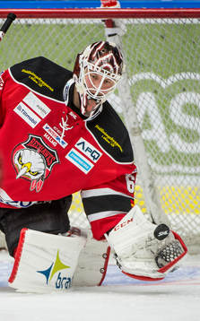 Malmö Redhawks målvakt Oscar Alsenfelt