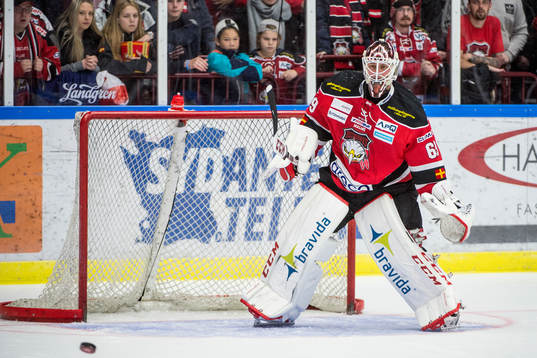 Malmö Redhawks målvakt Oscar Alsenfelt
