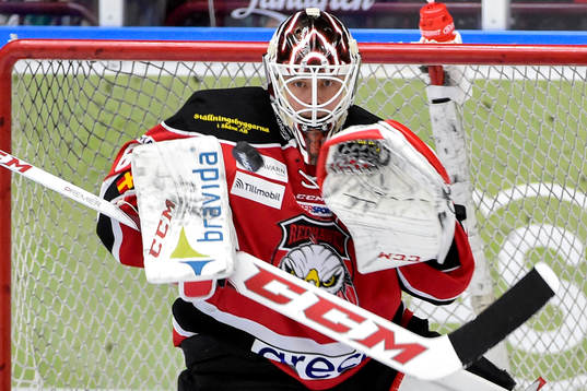 Malmö Redhawks målvakt Oscar Alsenfelt