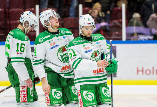Rögles Christopher Liljewall, Ludvig Claesson och Dominik