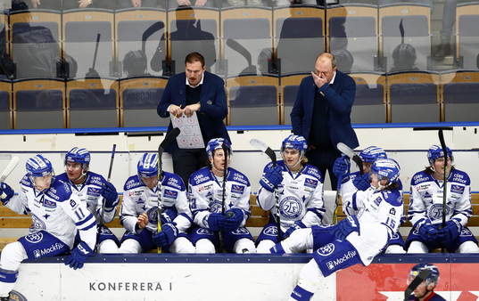 Leksands tränare Per-Erik Johnsson