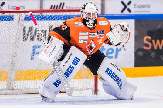 Karlskronas målvakt Johan Holmqvist