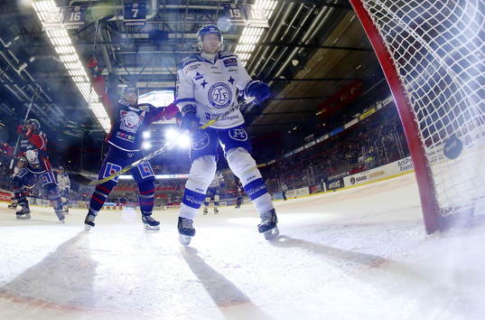 Mål 2-0 av Linköpings Garrett Roe förbi Leksands