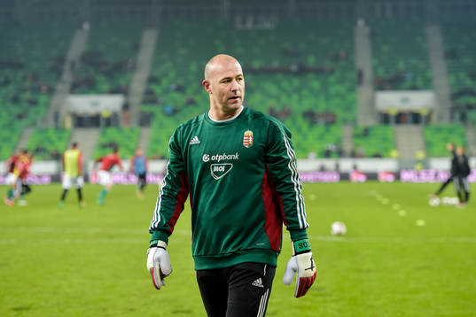 Ungerns målvakt Gabor Kiraly gör sin sista landskamp