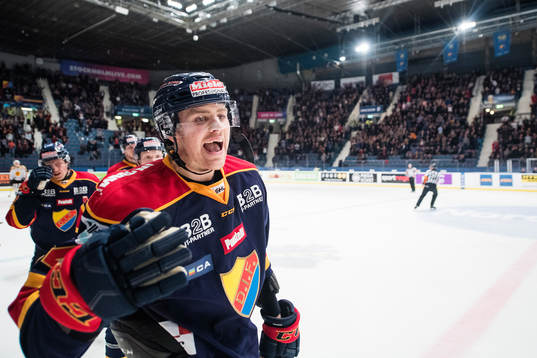Djurgårdens Daniel Brodin jublar
