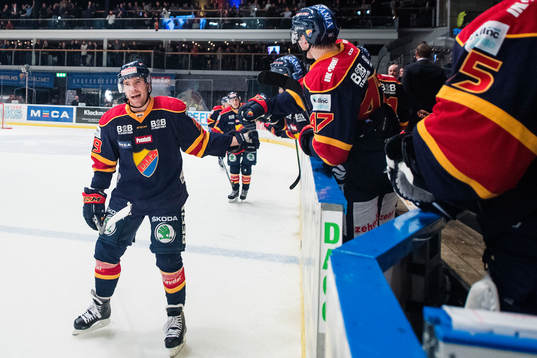 Djurgårdens Matt Anderson jublar