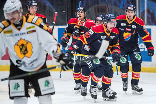 Djurgårdens spelare jublar