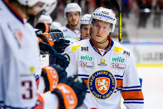 Växjös Olli Palola jublar