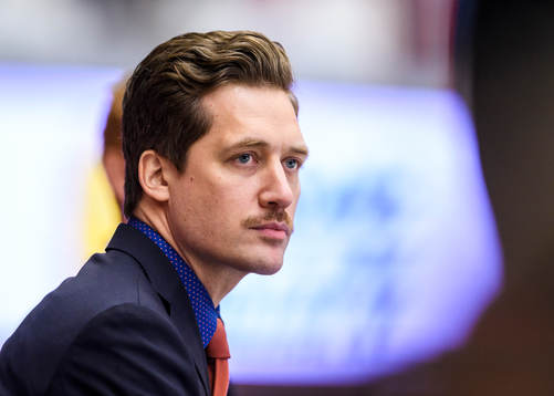 Växjös tränare Sam Hallam