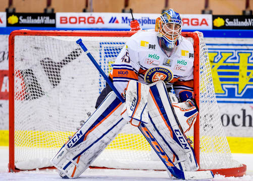 Växjös målvakt Viktor Andrén
