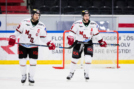 Modos Byron Ritchie och Oscar Hedman deppar