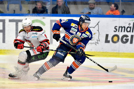 Malmö Redhawks Frederik Storm och Växjös Eric Martinsson