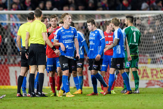 Halmstads och Helsingborgs spelare
