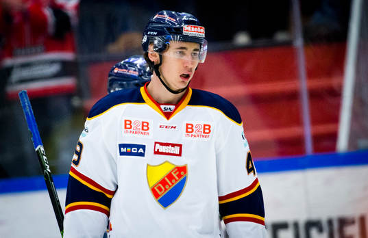 Djurgårdens David Bernhardt deppar