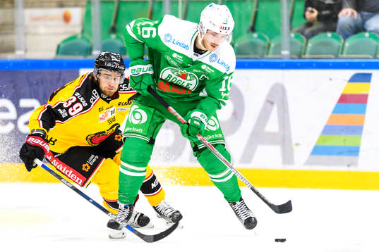 Luleås Pontus Själin och Rögles Christopher Liljewall