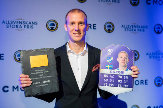 Allsvenskans mest värdefulla spelare, Andreas Johansson,