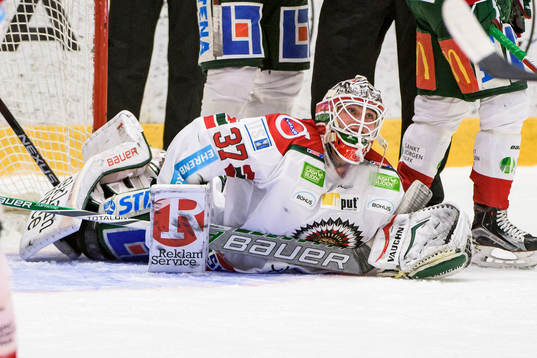 Frölundas målvakt Johan Gustafsson