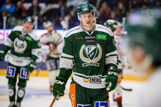 Färjestads Johan Ryno deppar