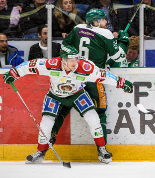 Frölundas Simon Hjalmarsson och Färjestads Mikael