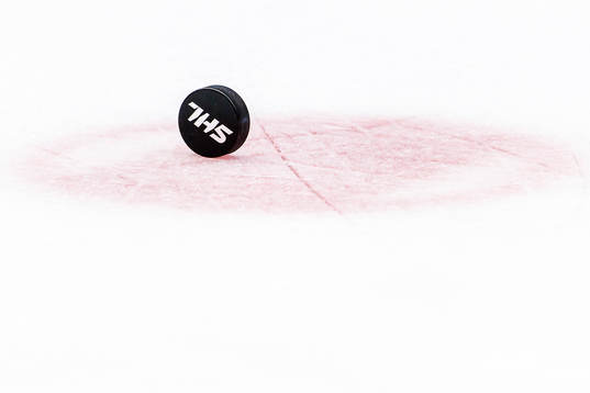 Matchpuck med SHL logo