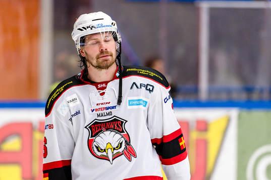 Malmö Redhawks Stefan Warg deppar