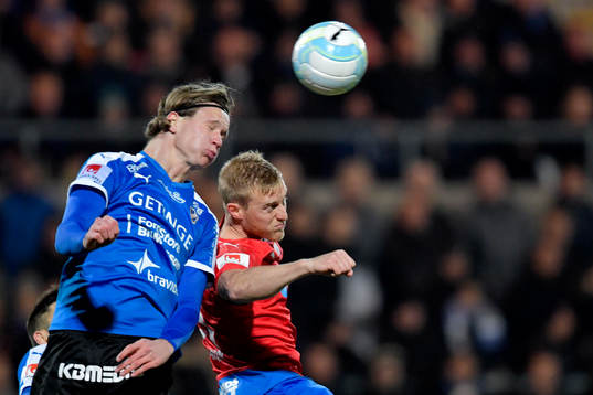 Halmstads Alexander Berntsson och Helsingborgs Peter Larsson
