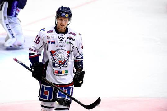 Linköpings Mathis Olimb deppar