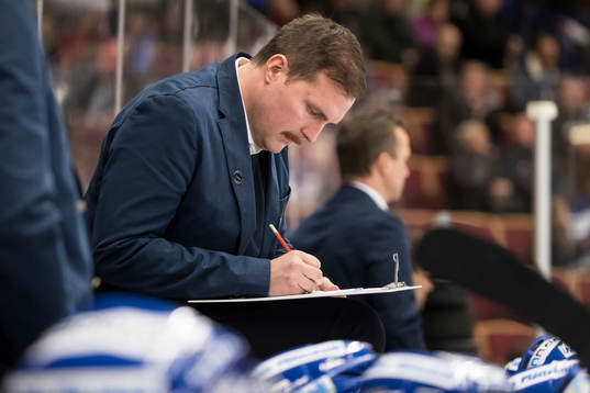 Leksands assisterande tränare Gereon Dahlgren  i