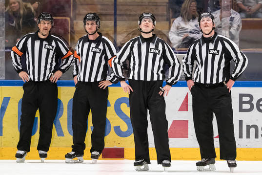 Domare Mikael Nord, Patric Bjälkander och Daniel Persson
