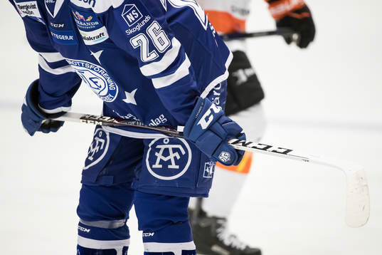 Leksands Patrik Norén  i ishockeymatchen i SHL mellan