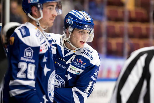 Leksands Martin Karlsson  i ishockeymatchen i SHL mellan