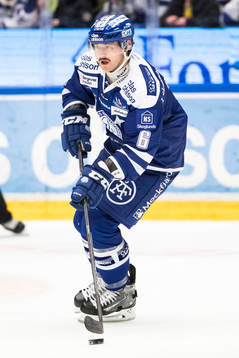 Leksands Joe Piskula  i ishockeymatchen i SHL mellan