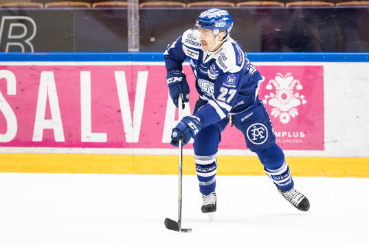 Leksands Eric Castonguay  i ishockeymatchen i SHL mellan