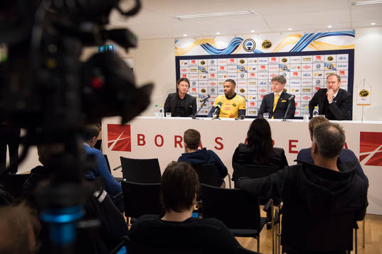 Elfsborgs nyförvärv Alex Dyer presenterades