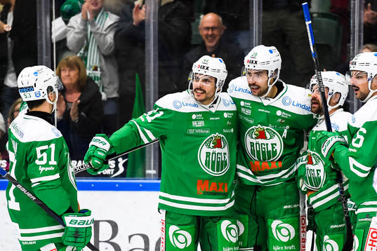 Rögles Dominik Granak, Daniel Widing och Ludvig Rensfeldt