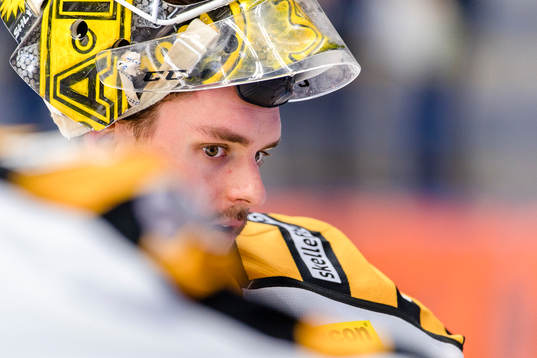 Skellefteås målvakt Gustaf Lindvall