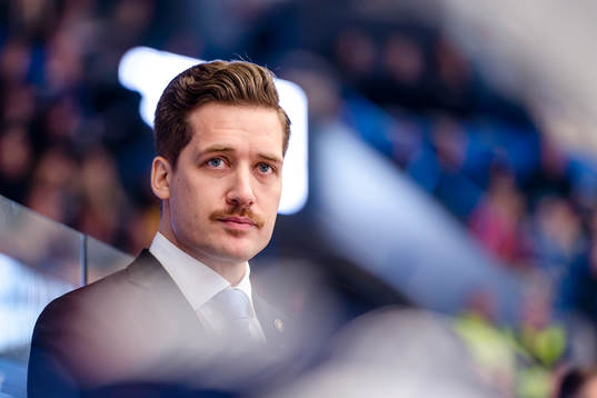 Växjös tränare Sam Hallam