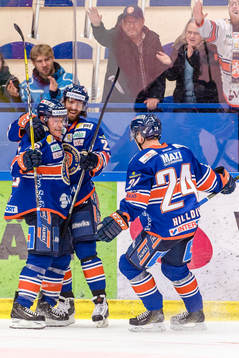 Växjös Geoff Platt jublar