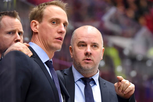 Djurgårdens tränare Robert Ohlsson , assisterande Mikael