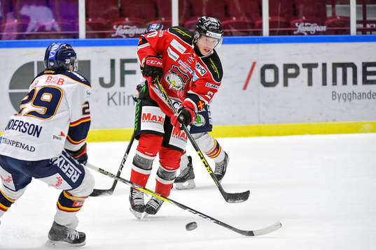 Malmö Redhawks Erik Forssell och Djurgårdens Matt Anderson