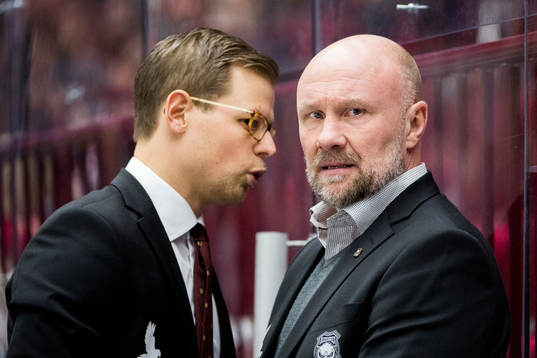 Malmö Redhawks assisterande tränare Martin Filander och