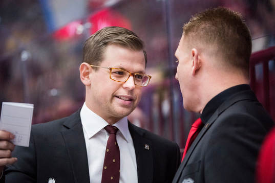 Malmö Redhawks assisterande tränare Martin Filander och