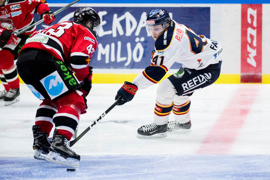 Malmö Redhawks Nichlas Hardt och Djurgårdens Alexander