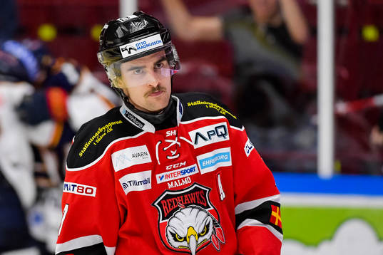 Malmö Redhawks Nils Andersson deppar