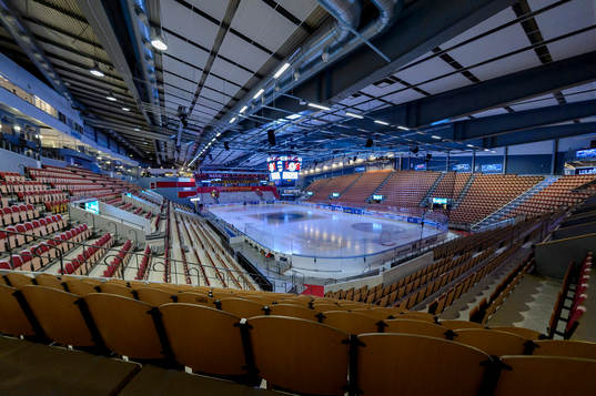 Ett tomt Coop Norrbotten Arena