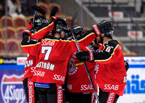 Luleåspelarna jublar