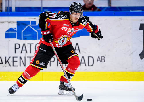 Luleås Andreas Falk med pucken