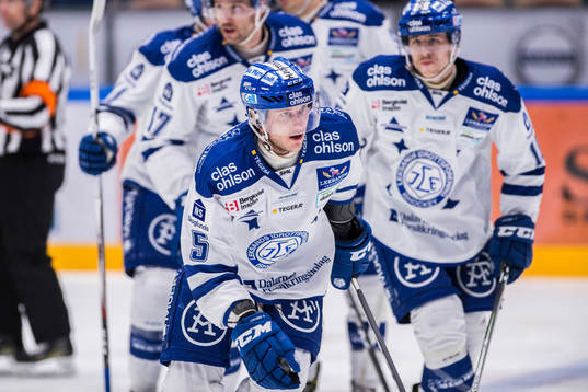 Leksands Ben Youds jublar
