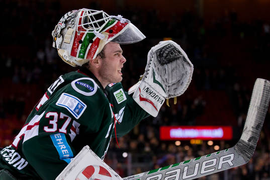 Frölundas målvakt Johan Gustafsson vald till  matchens
