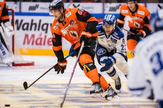 Karlskronas Daniel Gunnarsson och Leksands Sondre Olden